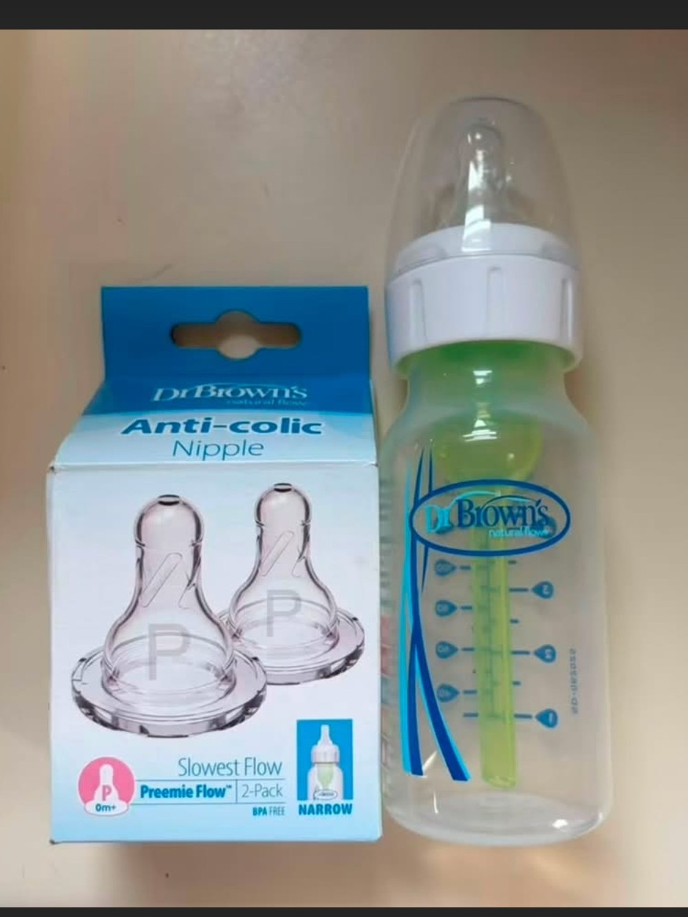 Dr Browns bottle and Nipples